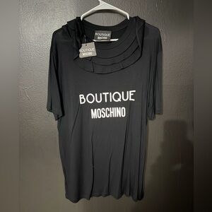 Boutique Moschino Womens Top Size 10 Color Black